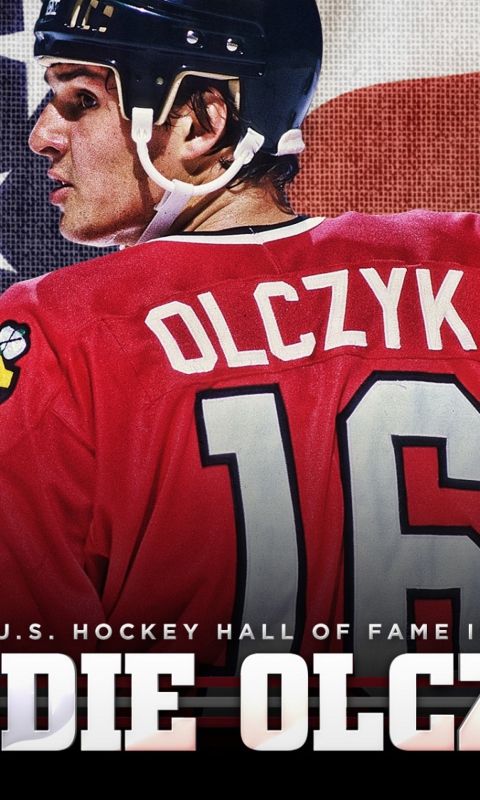 Eddie Olczyk Chicago Blackhawks screenshot #1 480x800
