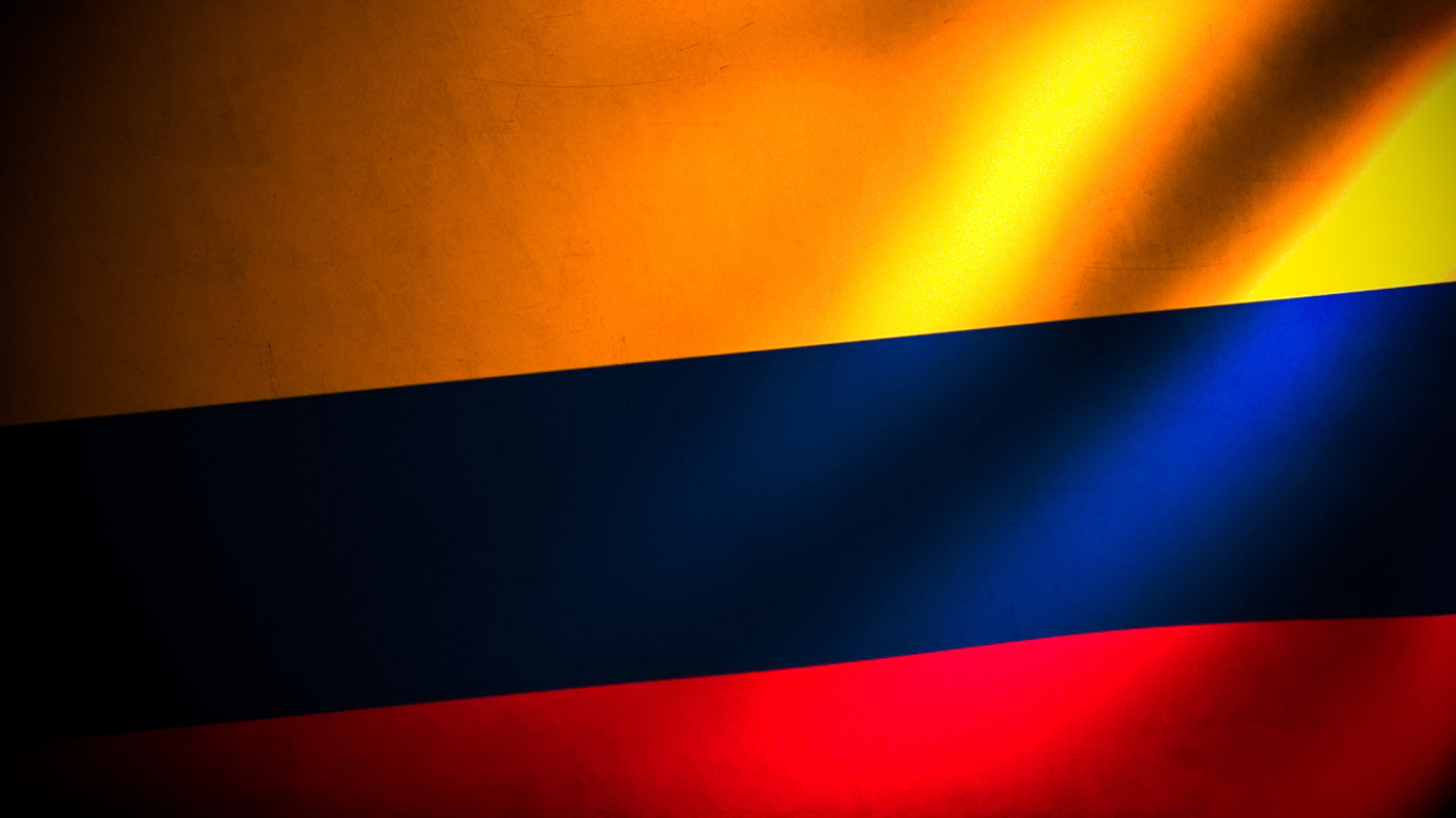 Sfondi Colombia Flag 1366x768