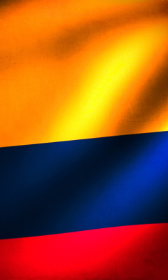 Das Colombia Flag Wallpaper 240x400