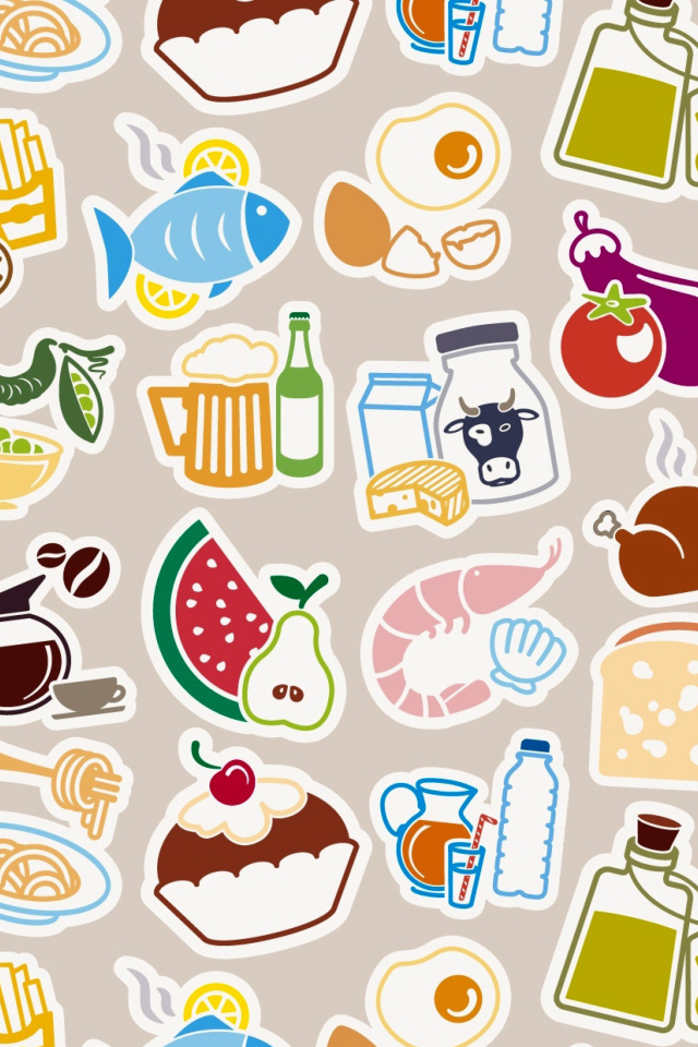 Das Food Texture Wallpaper 640x960