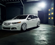 Das Honda Accord Wagon Tuning Wallpaper 176x144