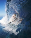 Das Female Surfer Wallpaper 128x160