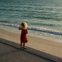 Child Looking At Sea screenshot #1 128x128