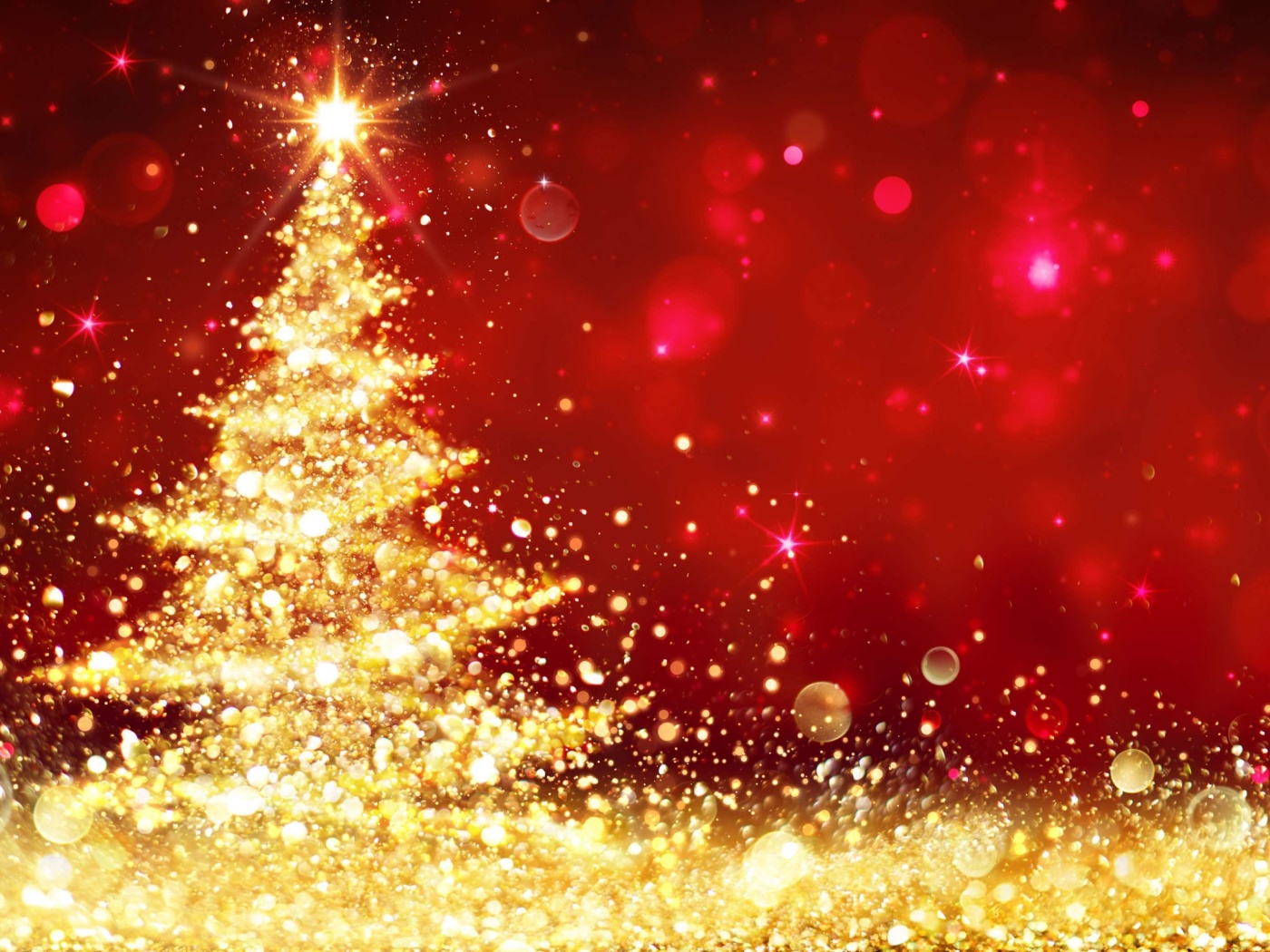 Christmas Tree Backdrop wallpaper 1400x1050