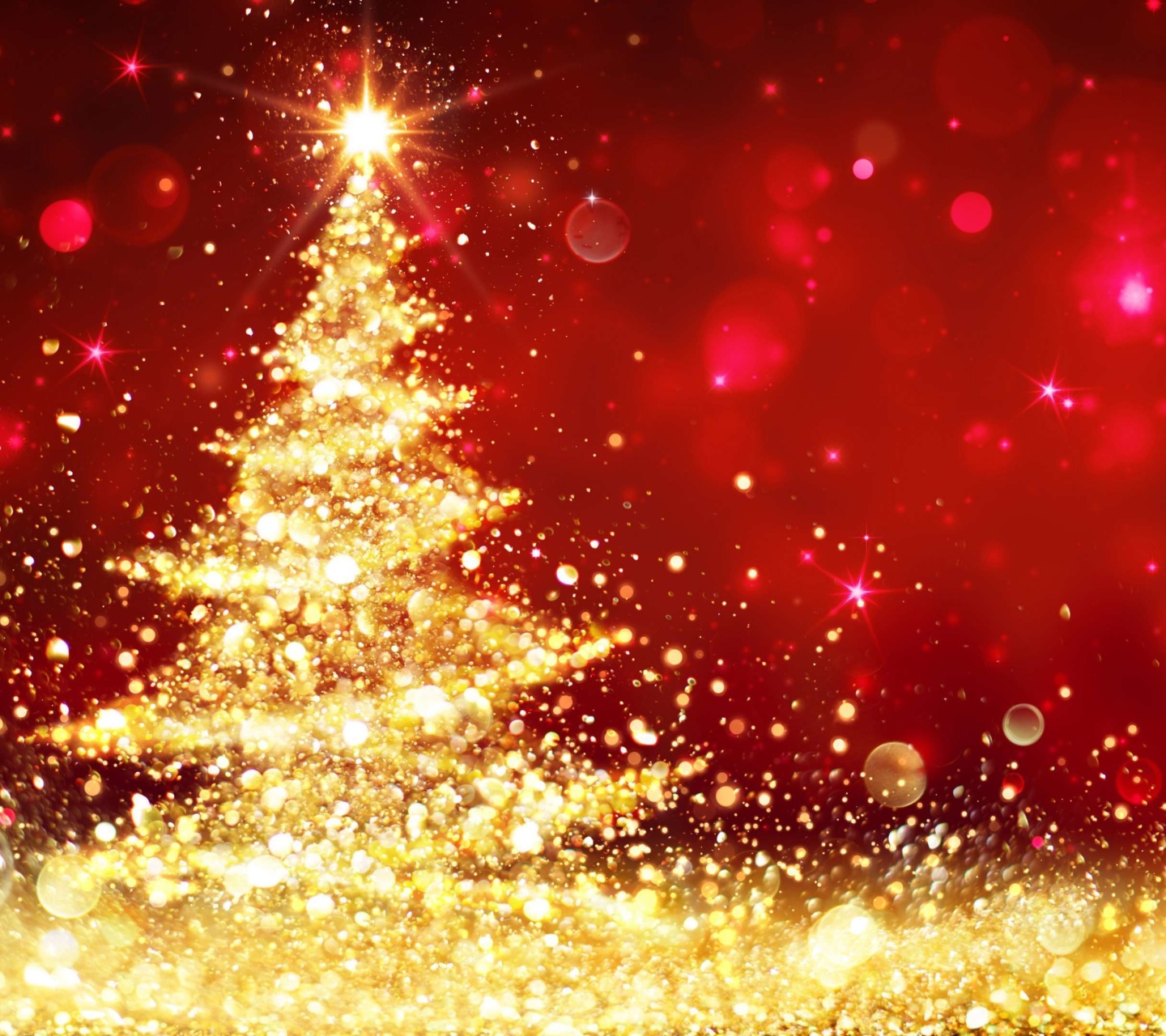 Fondo de pantalla Christmas Tree Backdrop 1440x1280