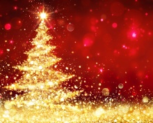 Обои Christmas Tree Backdrop 220x176