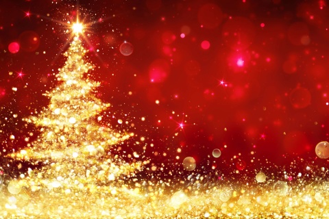Christmas Tree Backdrop screenshot #1 480x320