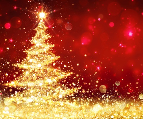 Fondo de pantalla Christmas Tree Backdrop 480x400