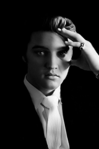 Fondo de pantalla Elvis Presley 320x480