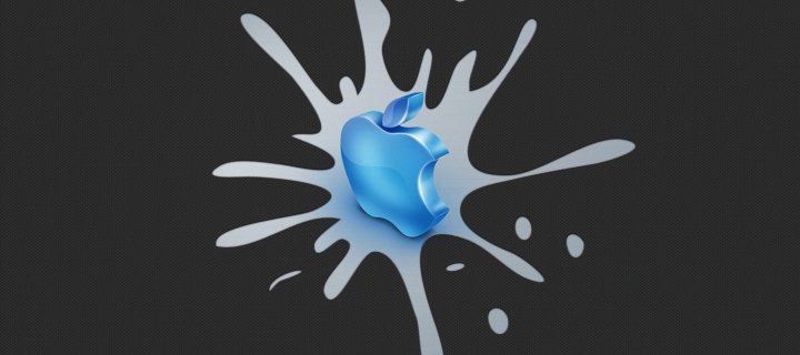 Screenshot №1 pro téma Blue Apple Logo 720x320