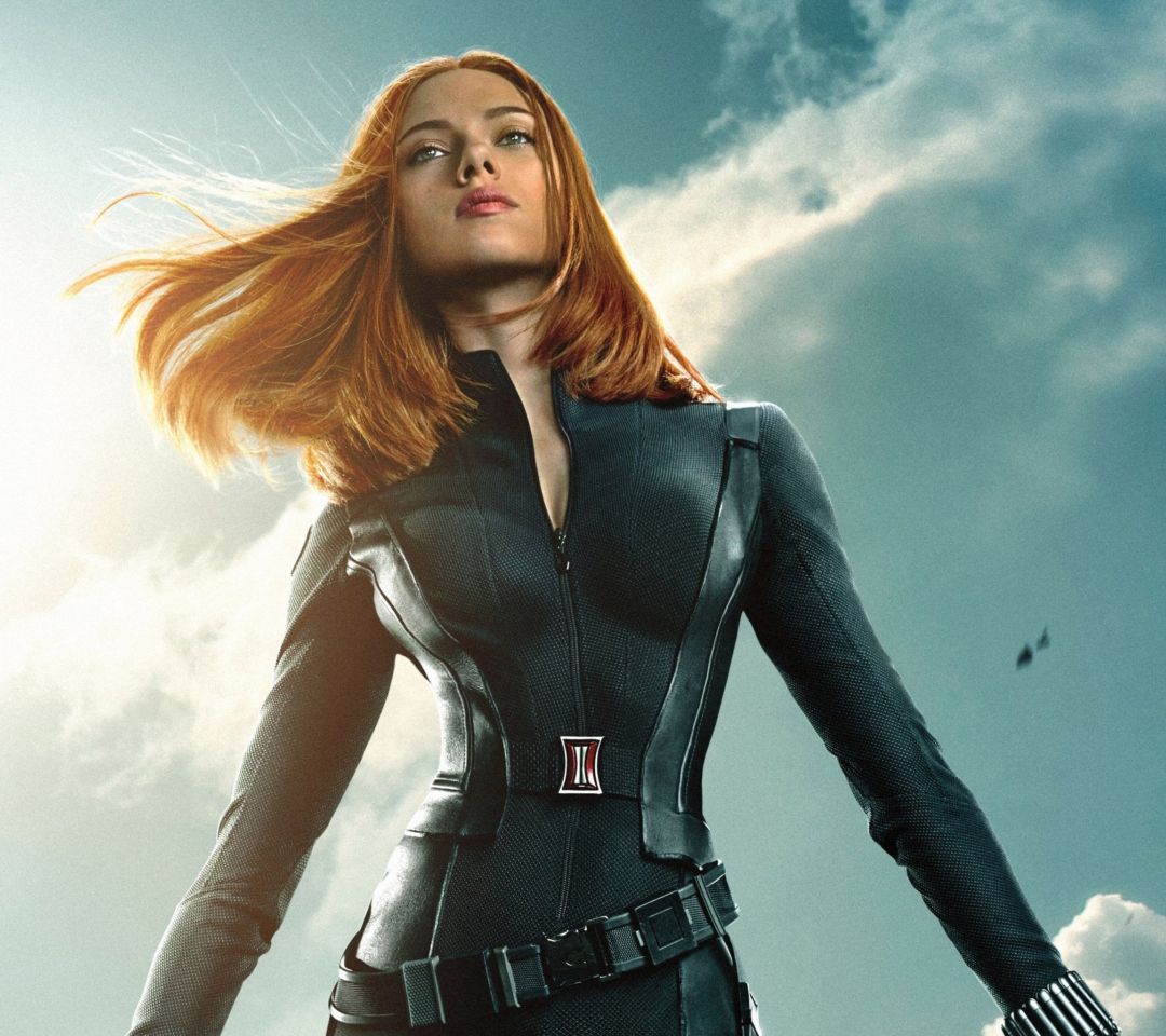 Black Widow Captain America The Winter Soldier wallpaper 1080x960
