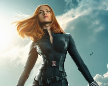 Sfondi Black Widow Captain America The Winter Soldier 220x176