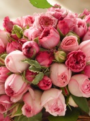 Bouquet of pink roses screenshot #1 132x176