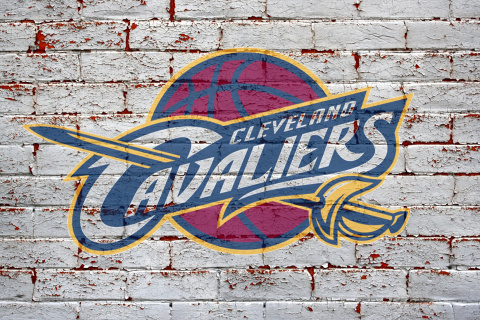 Das Cleveland Cavaliers NBA Basketball Team Wallpaper 480x320
