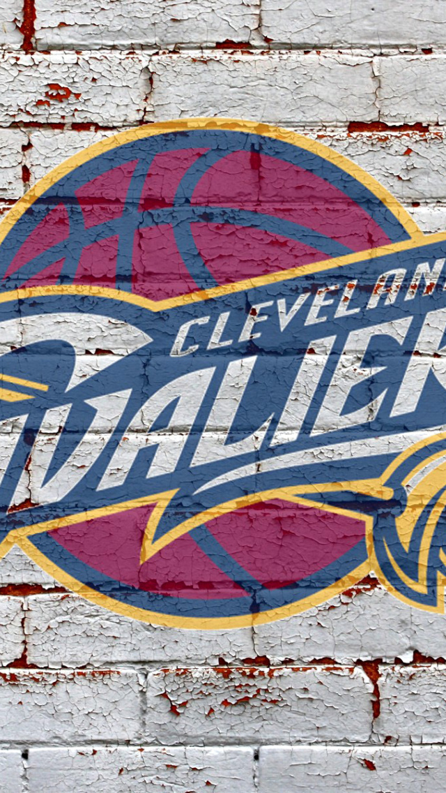 Обои Cleveland Cavaliers NBA Basketball Team 640x1136