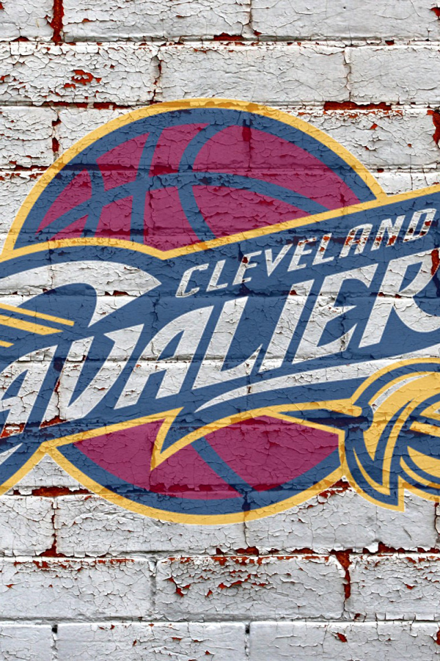 Das Cleveland Cavaliers NBA Basketball Team Wallpaper 640x960
