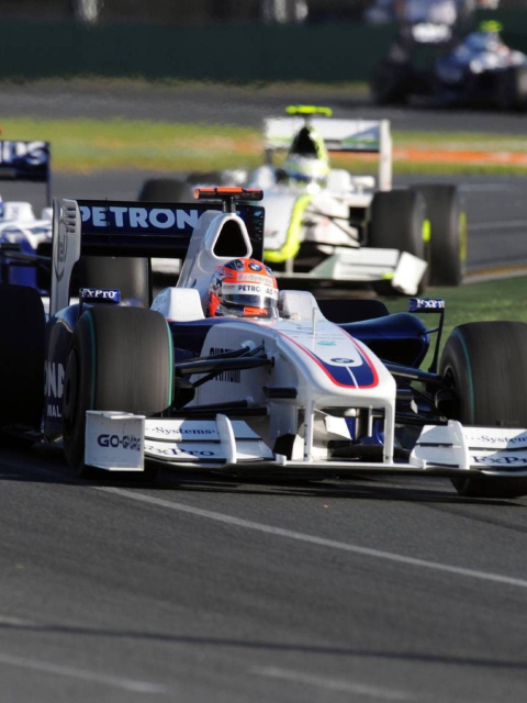 Обои Australia Melbourne Race F1 480x640