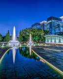 Обои Wadakura Fountain Park in Tokyo 128x160