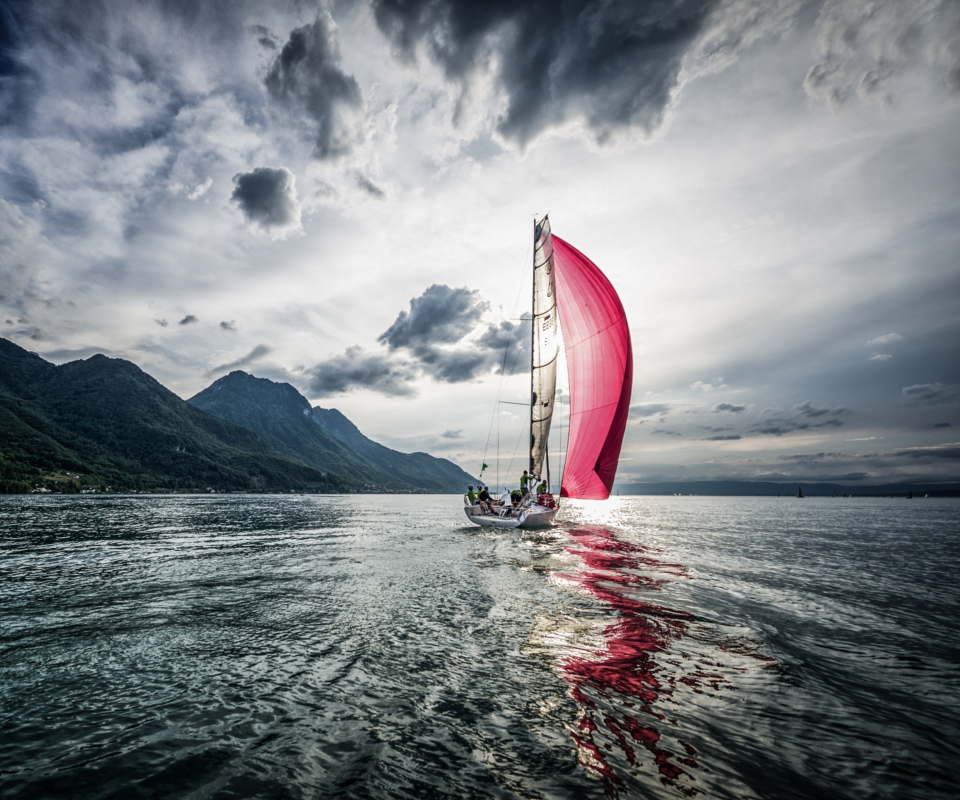 Das Pink Sail Wallpaper 960x800