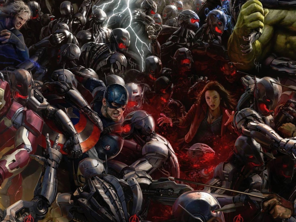Das Avengers: Age of Ultron Wallpaper 1024x768