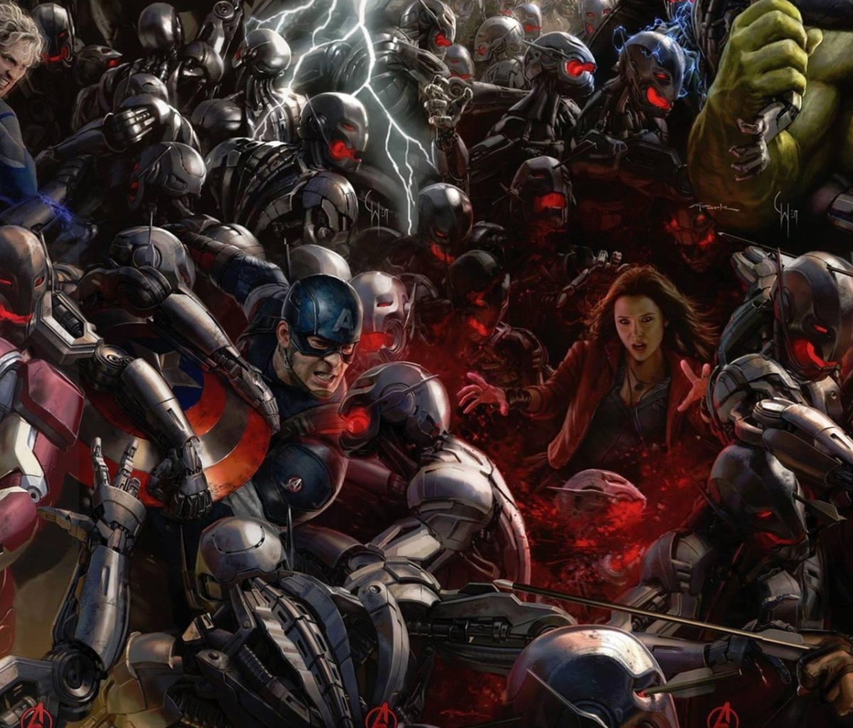 Das Avengers: Age of Ultron Wallpaper 1200x1024