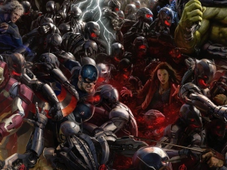 Das Avengers: Age of Ultron Wallpaper 320x240
