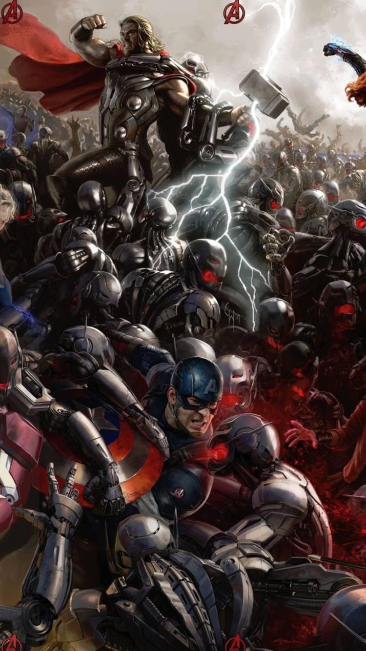 Avengers: Age of Ultron wallpaper 750x1334