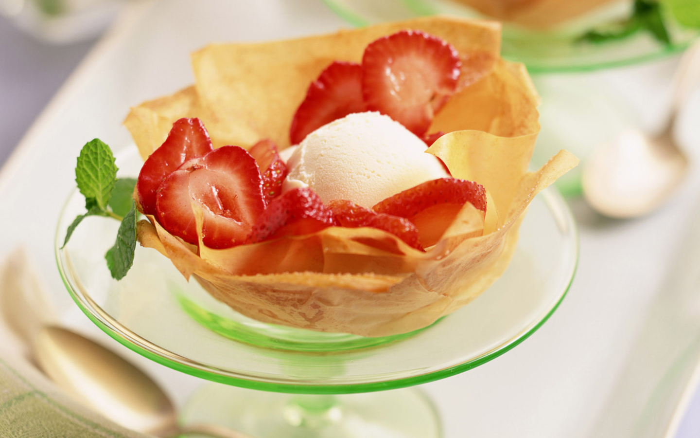 Screenshot №1 pro téma Strawberry Desserts 1440x900