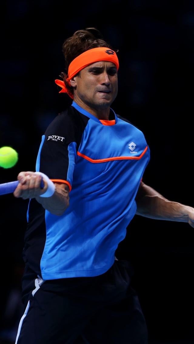 Screenshot №1 pro téma Tennis Player - David Ferrer 640x1136