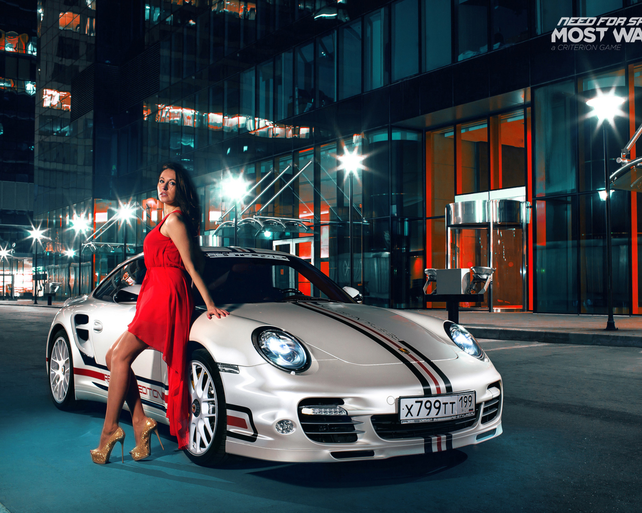 Fondo de pantalla Need For Speed Most Wanted - Porsche 911 1280x1024