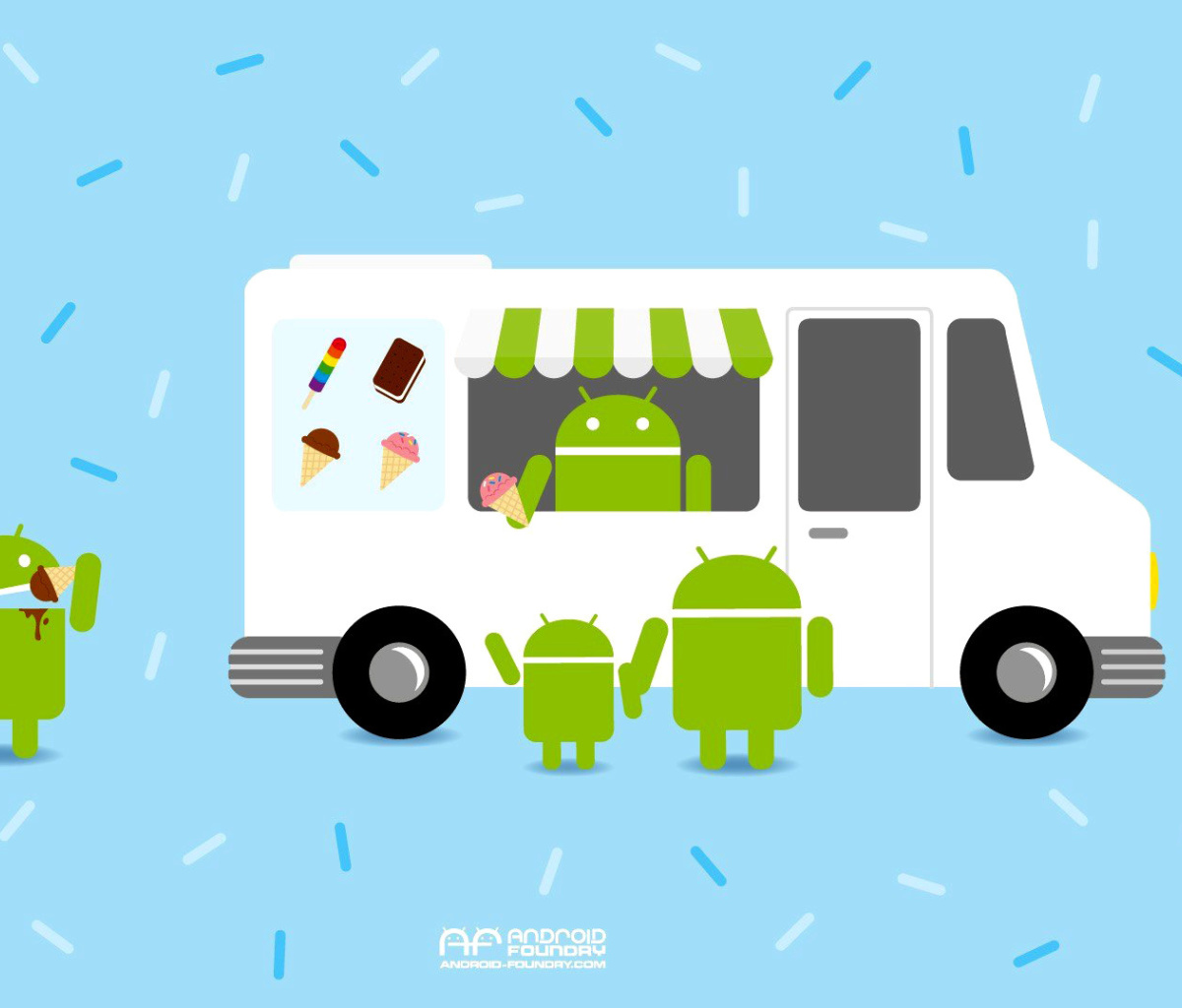 Das Android Ice Cream Sandwich Wallpaper 1200x1024
