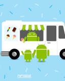 Обои Android Ice Cream Sandwich 128x160