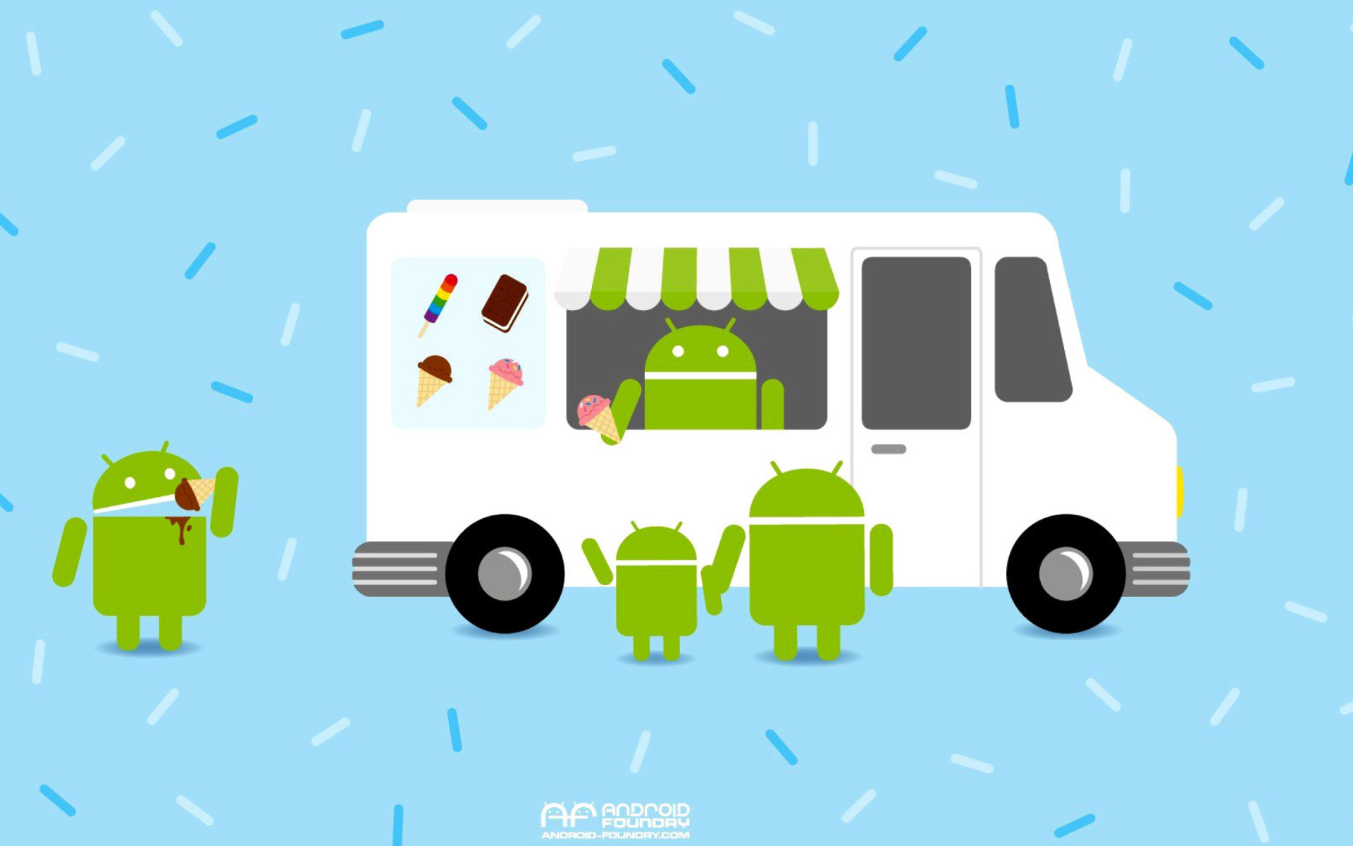 Обои Android Ice Cream Sandwich 1920x1200