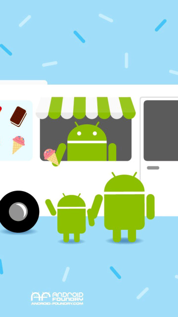 Fondo de pantalla Android Ice Cream Sandwich 360x640