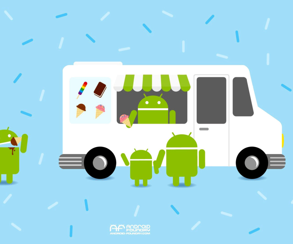 Обои Android Ice Cream Sandwich 960x800