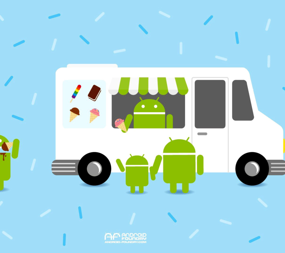 Обои Android Ice Cream Sandwich 960x854