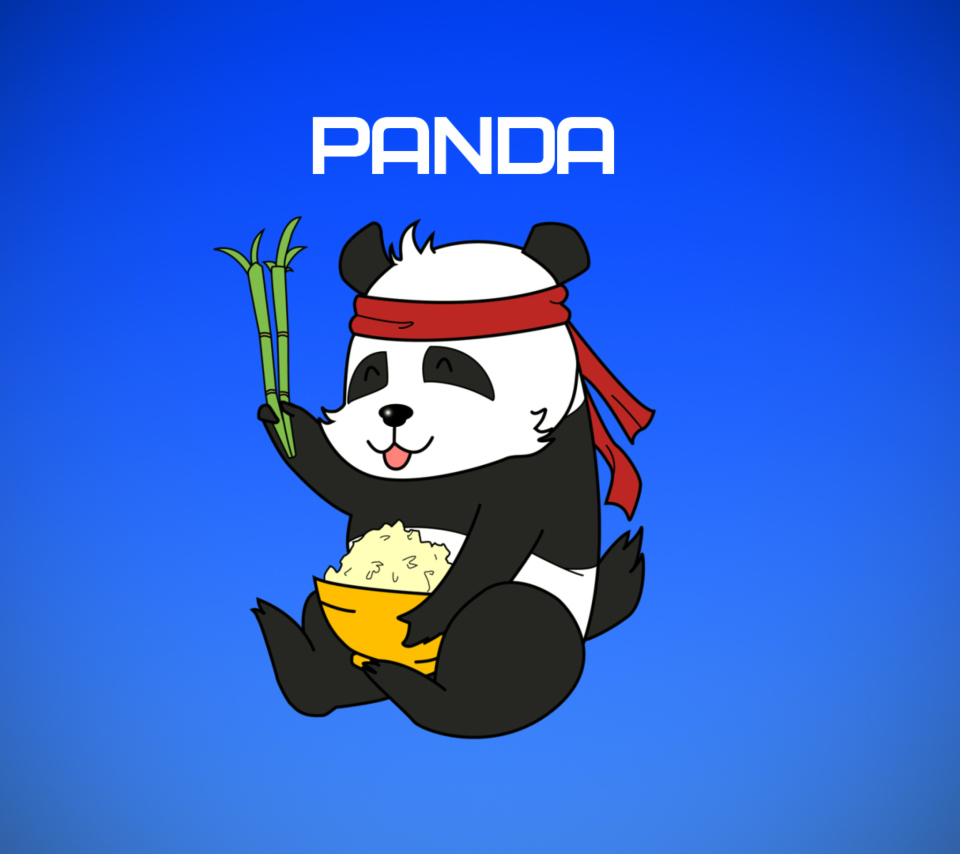 Fondo de pantalla Cool Panda Illustration 960x854