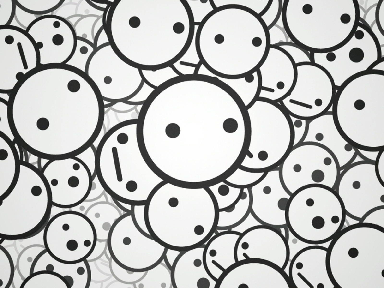 Fondo de pantalla Circle Faces 1600x1200