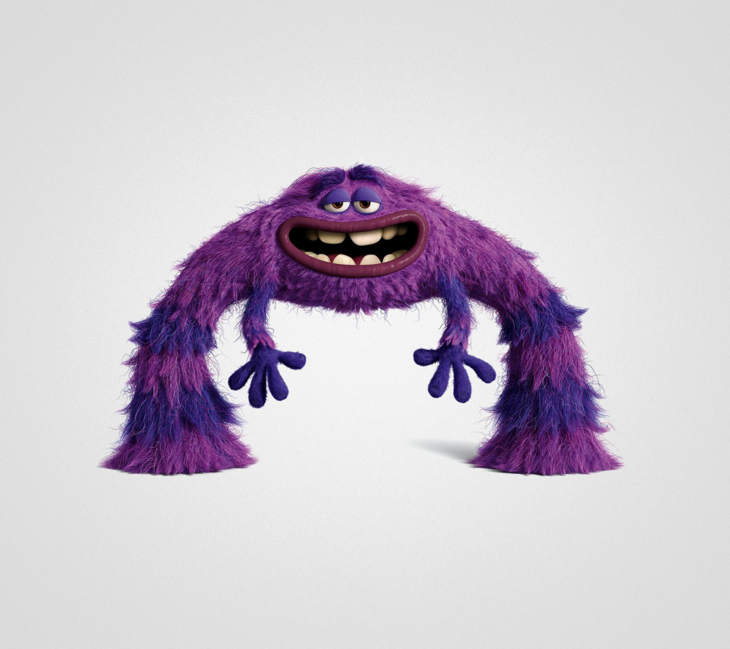 Sfondi Monsters University, Art, Purple Furry Monster 1440x1280