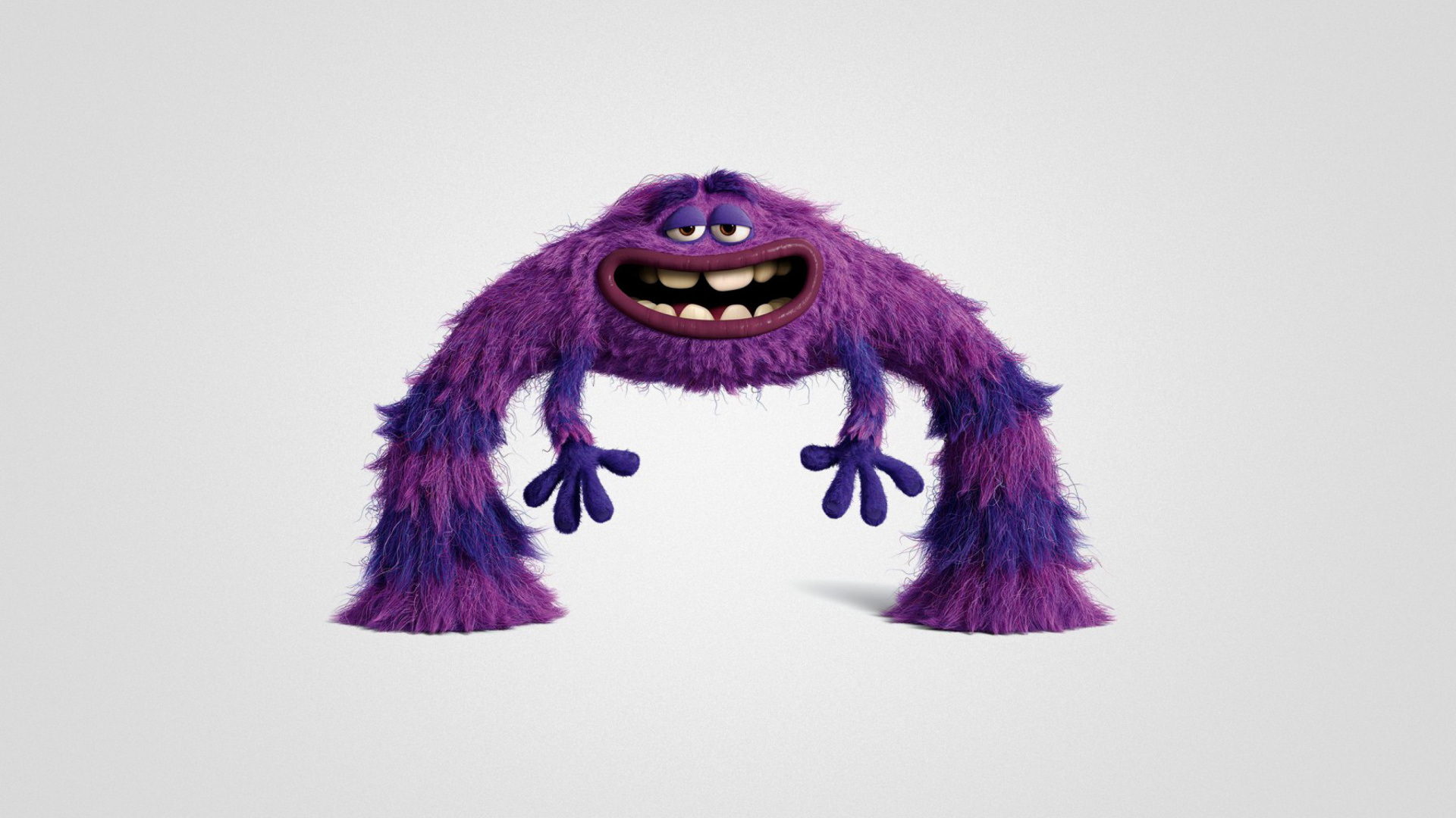 Sfondi Monsters University, Art, Purple Furry Monster 1920x1080