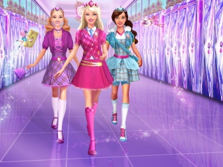 Fondo de pantalla Barbie Dolls 320x240