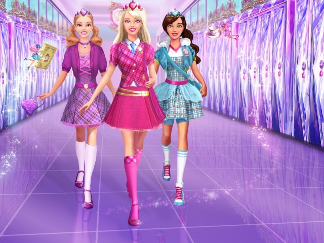 Обои Barbie Dolls 640x480