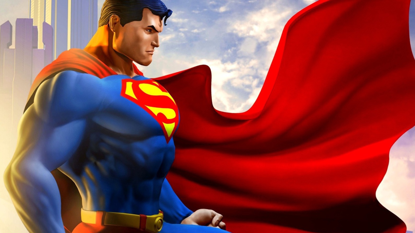 Screenshot №1 pro téma Man Of Steel 1366x768