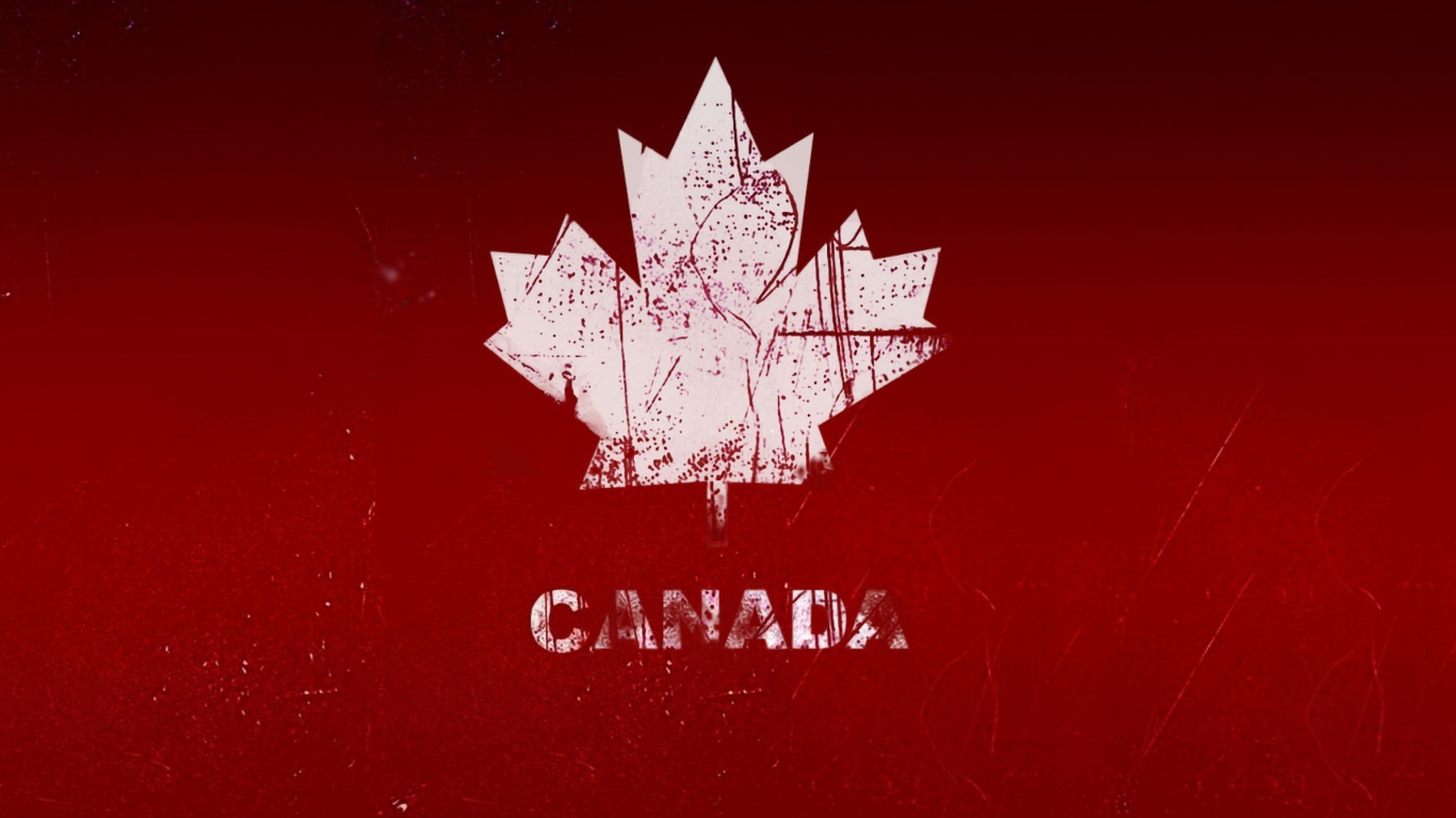 Sfondi Canada Maple Leaf 1366x768