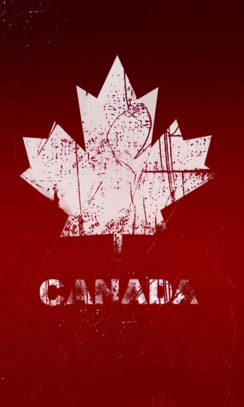Fondo de pantalla Canada Maple Leaf 480x800