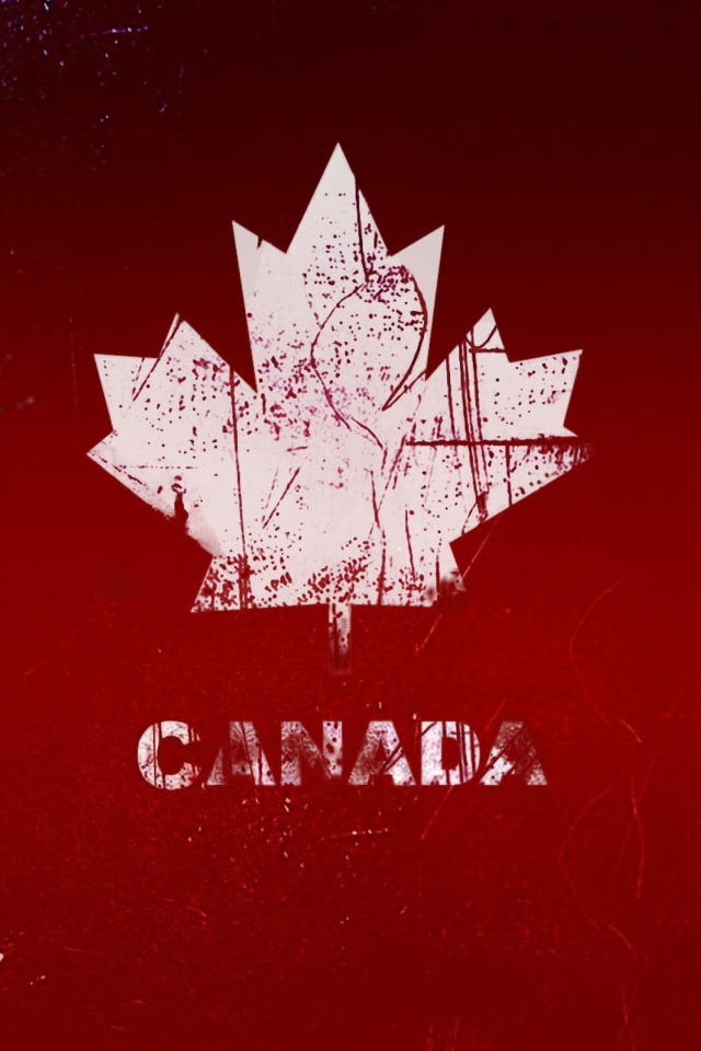 Canada Maple Leaf wallpaper 640x960