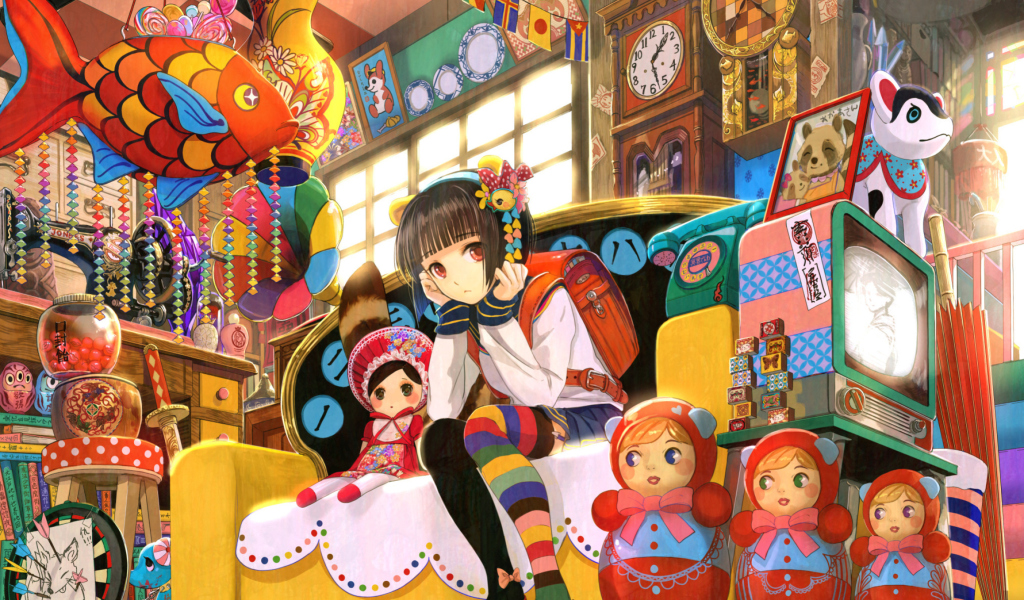 Screenshot №1 pro téma Anime Girl In Shop 1024x600