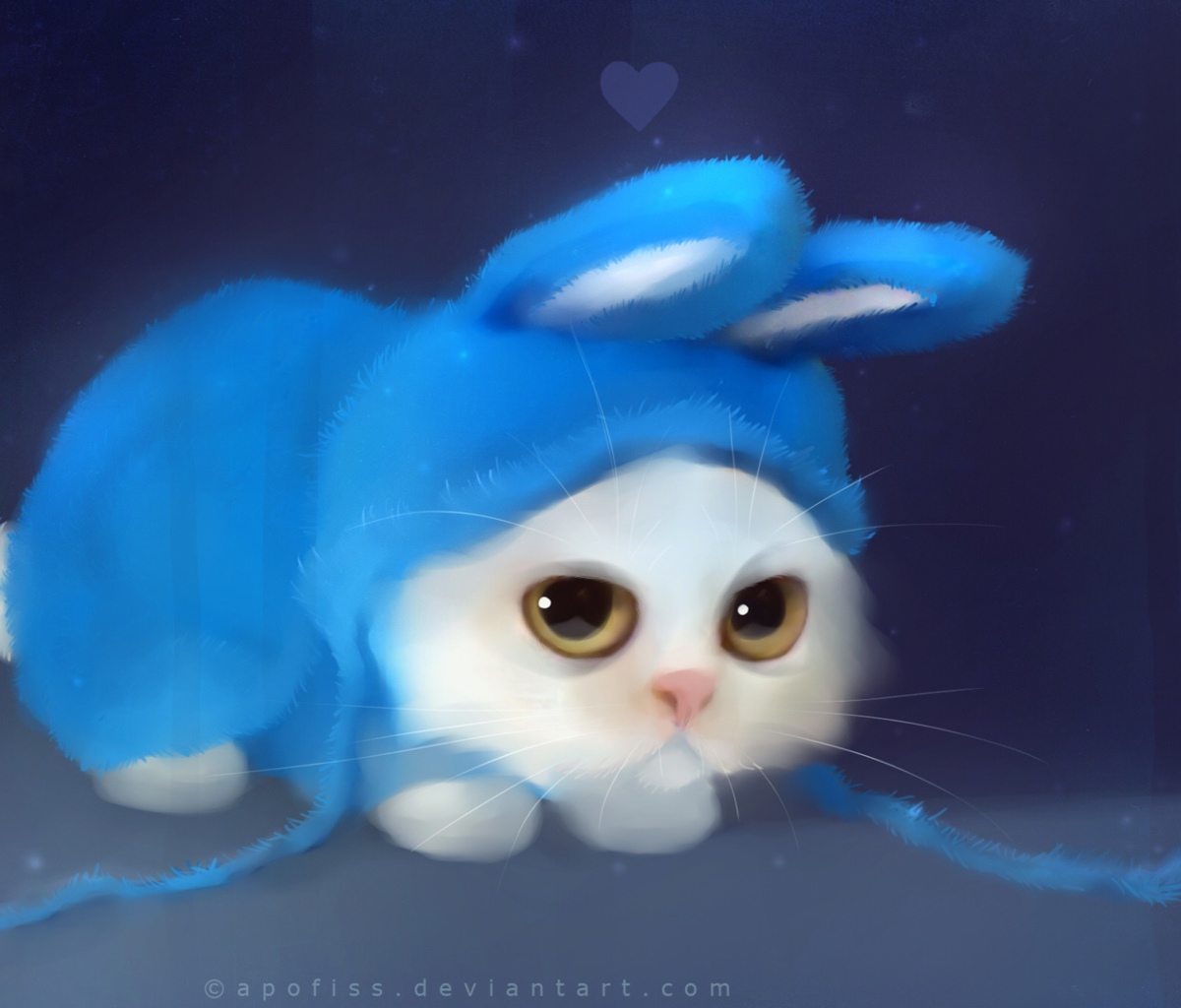 Fondo de pantalla Cute Bunny Illustration 1200x1024