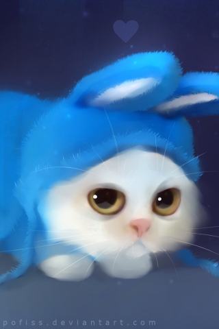 Cute Bunny Illustration screenshot #1 320x480