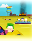 South Park, Stan, Kyle, Eric Cartman, Kenny McCormick screenshot #1 128x160
